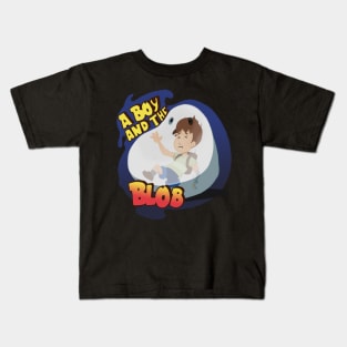 A Boy and The Blob Kids T-Shirt